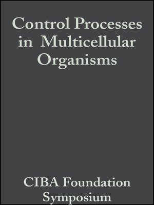 cover image of Control Processes in  Multicellular Organisms